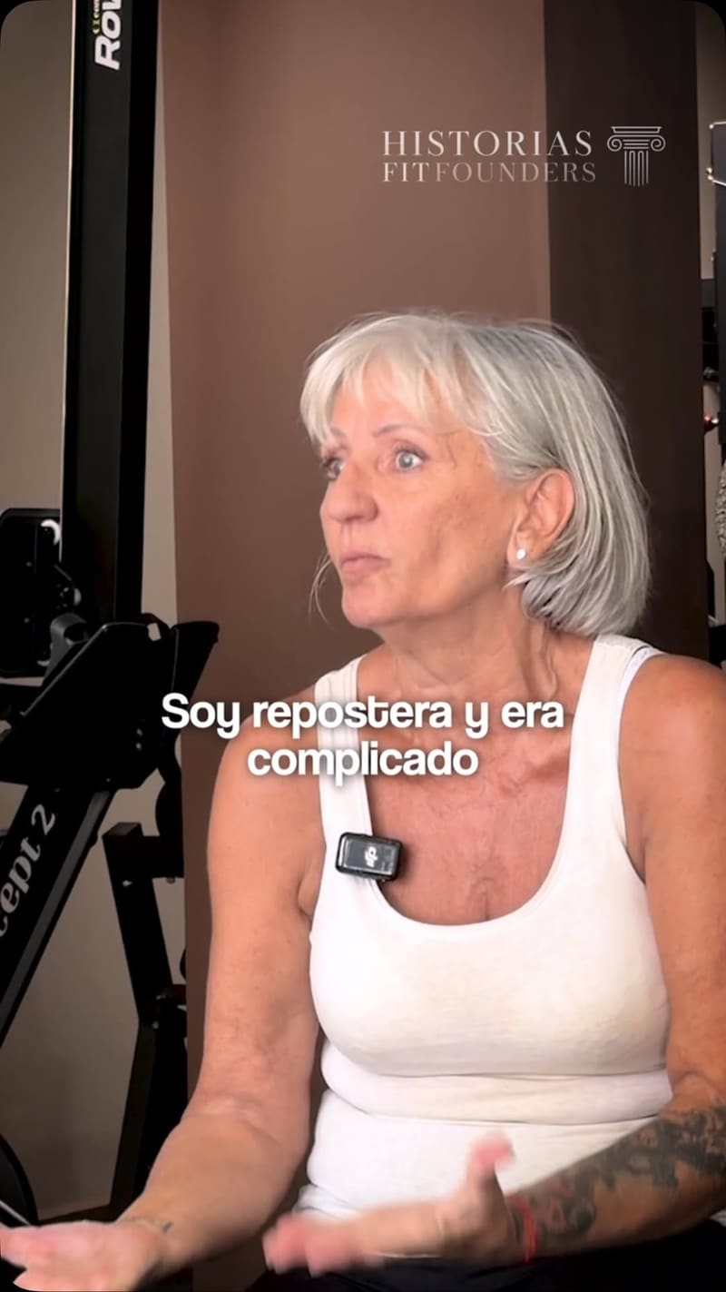 Reel de FitFounders: una socia repostera cuenta cómo recuperó la fuerza tras una operación de cadera