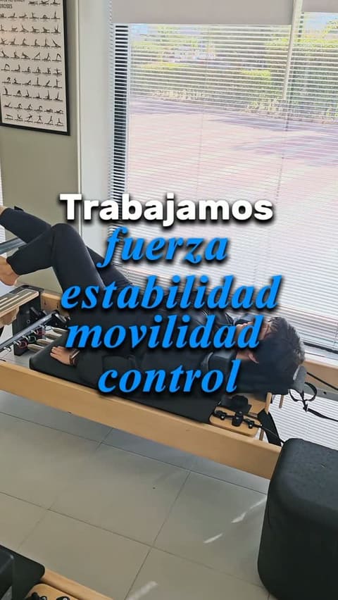 Reel de Olas Azules Pilates mostrando el trabajo en el Reformer